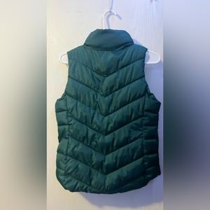 Green puffy vest